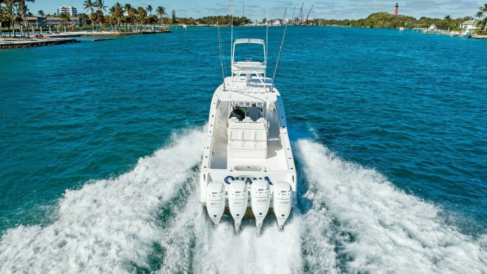 Aerial View of Stern and Engines
