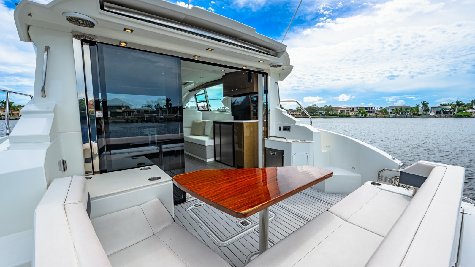 Aft Deck with Seating and Table