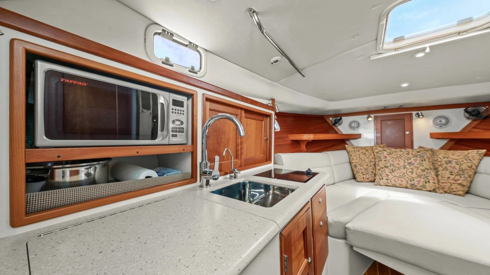 Galley and Salon Area
