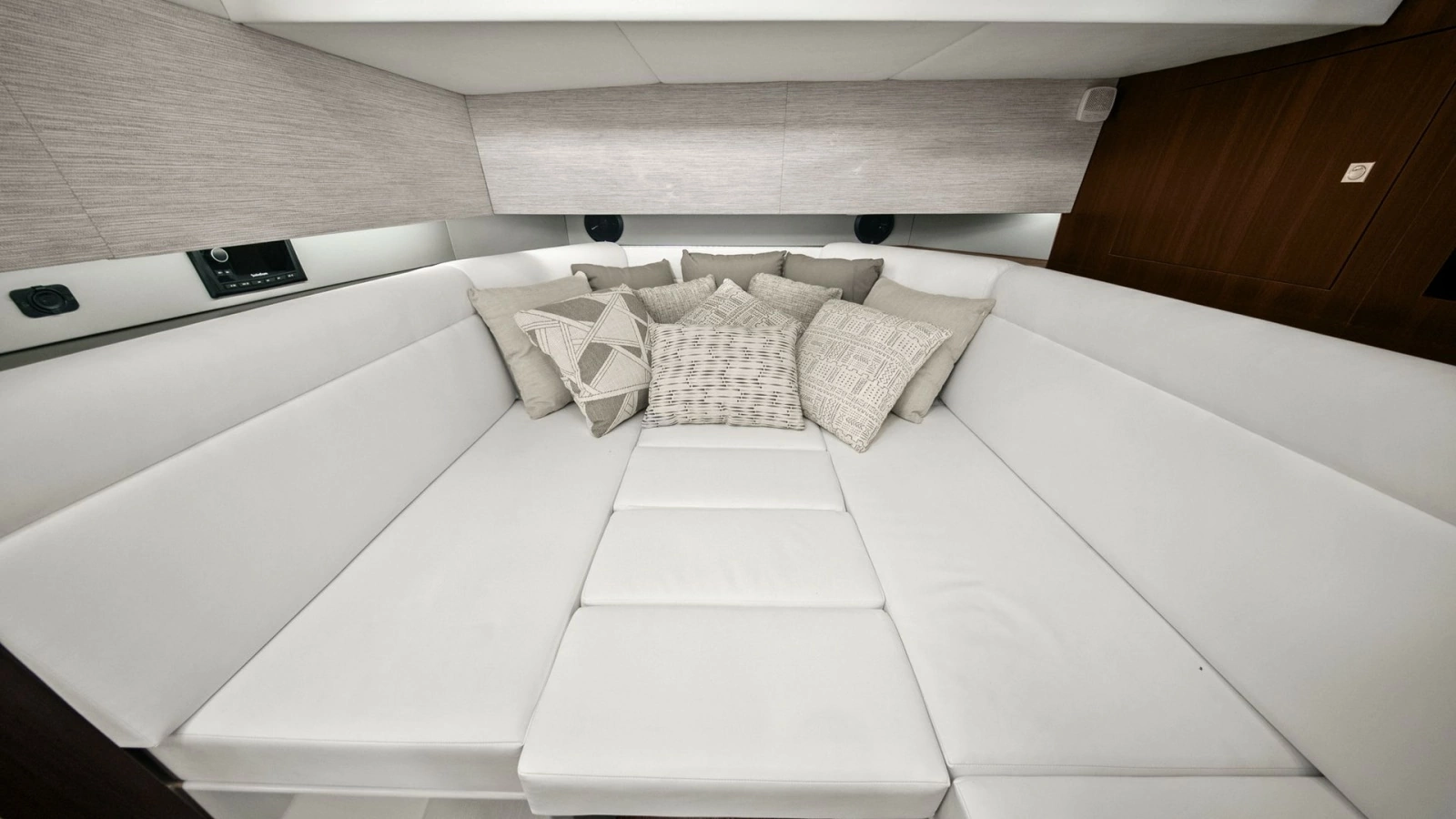 Luxurious Forward Cabin Lounge Area