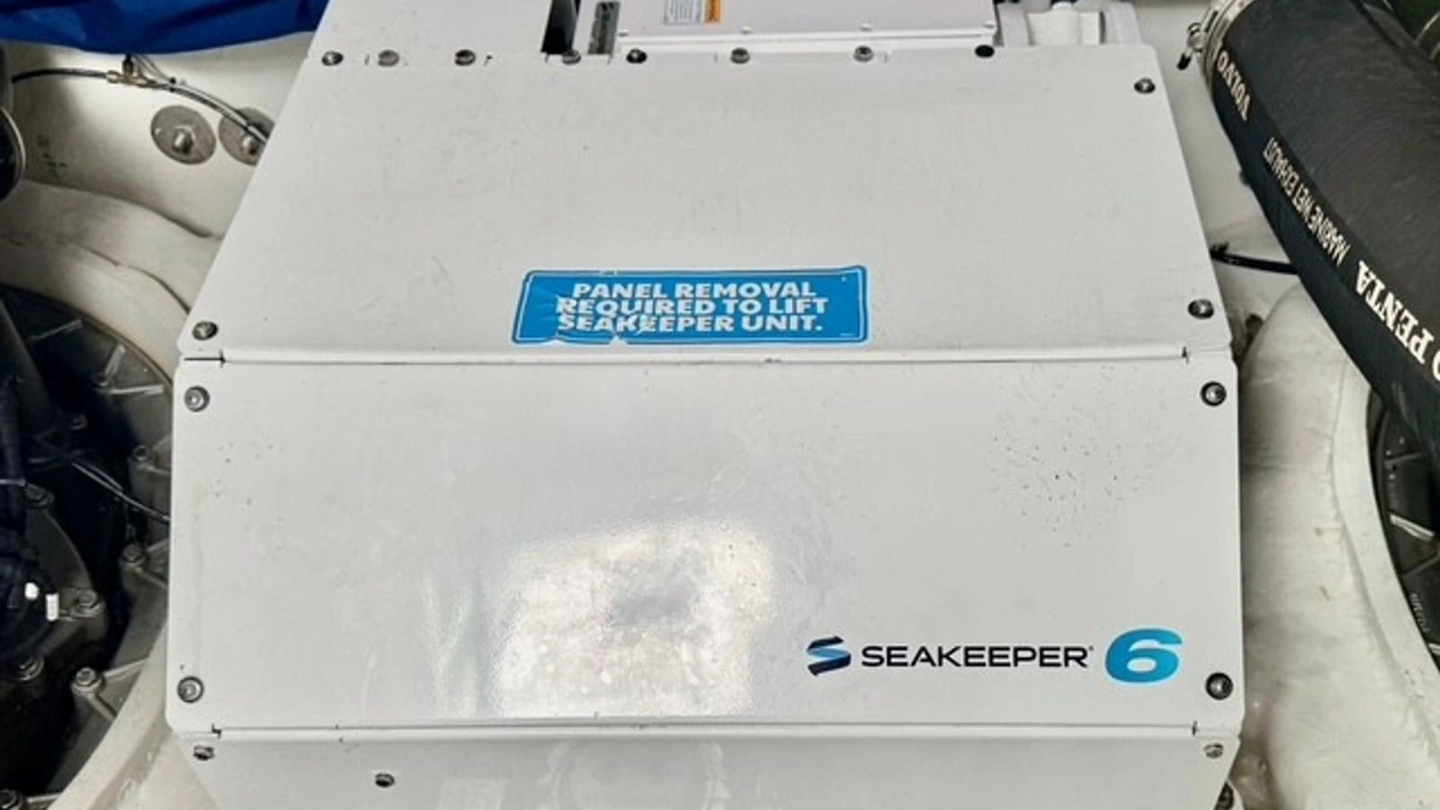 Engine Room with Seakeeper 6 Gyro