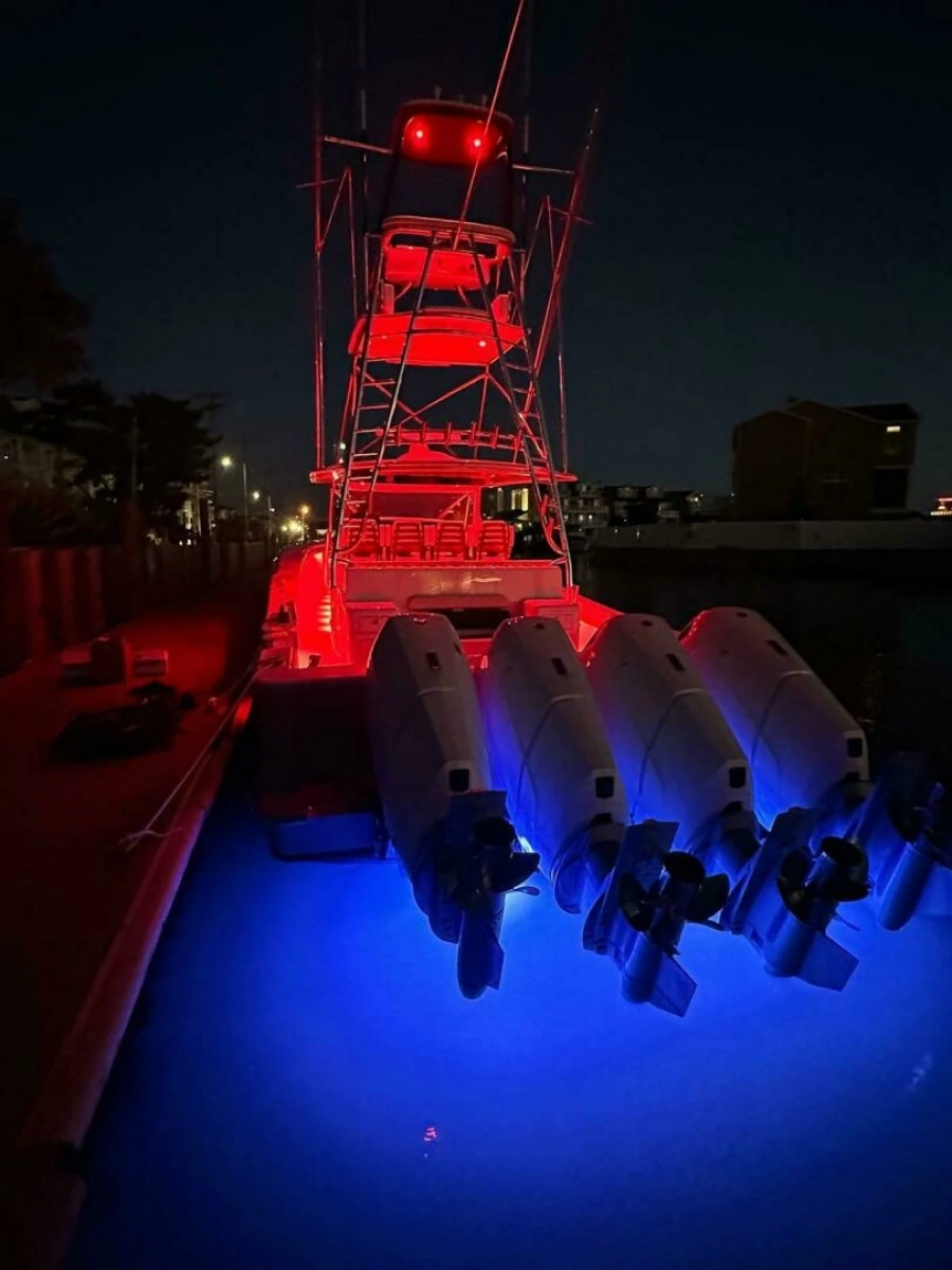 2024 Valhalla Boatworks V-55 "MAVERICK" - Illuminated Aft Deck with Quad Engines