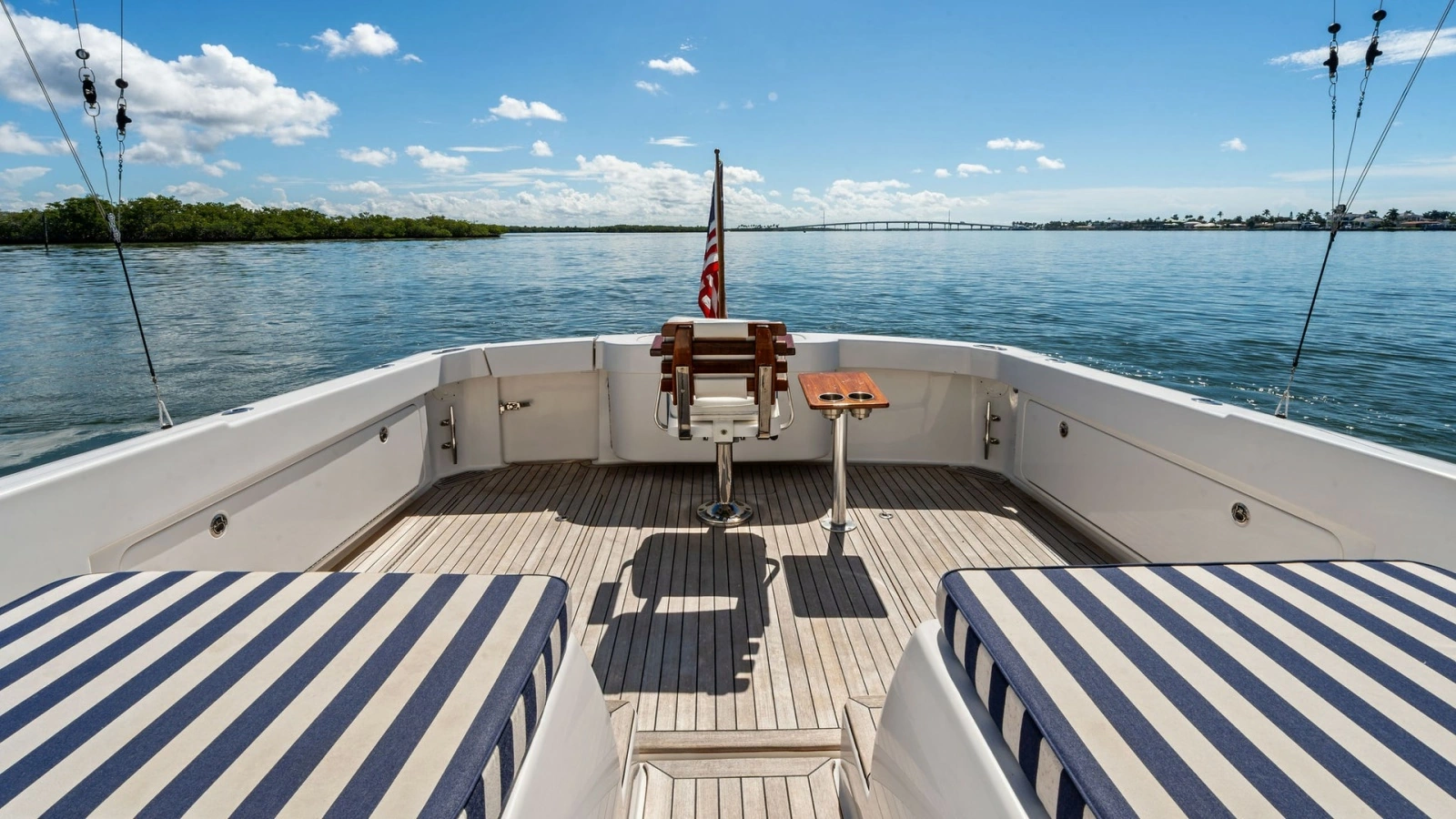 Spacious Aft Deck with Sun Loungers