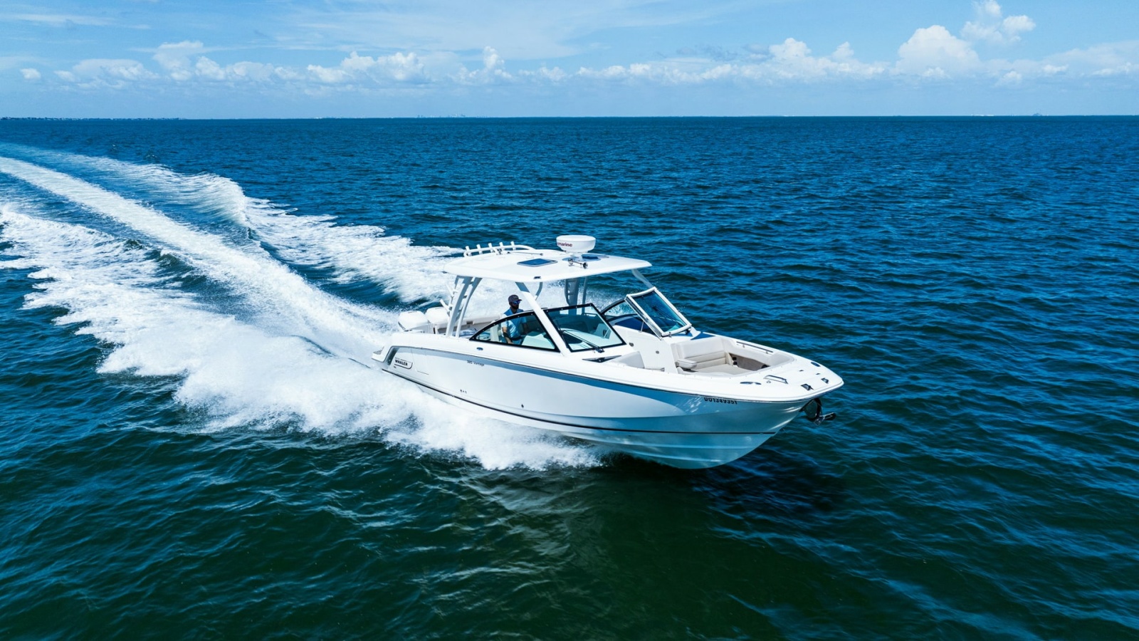 Dynamic Aerial View of Bow