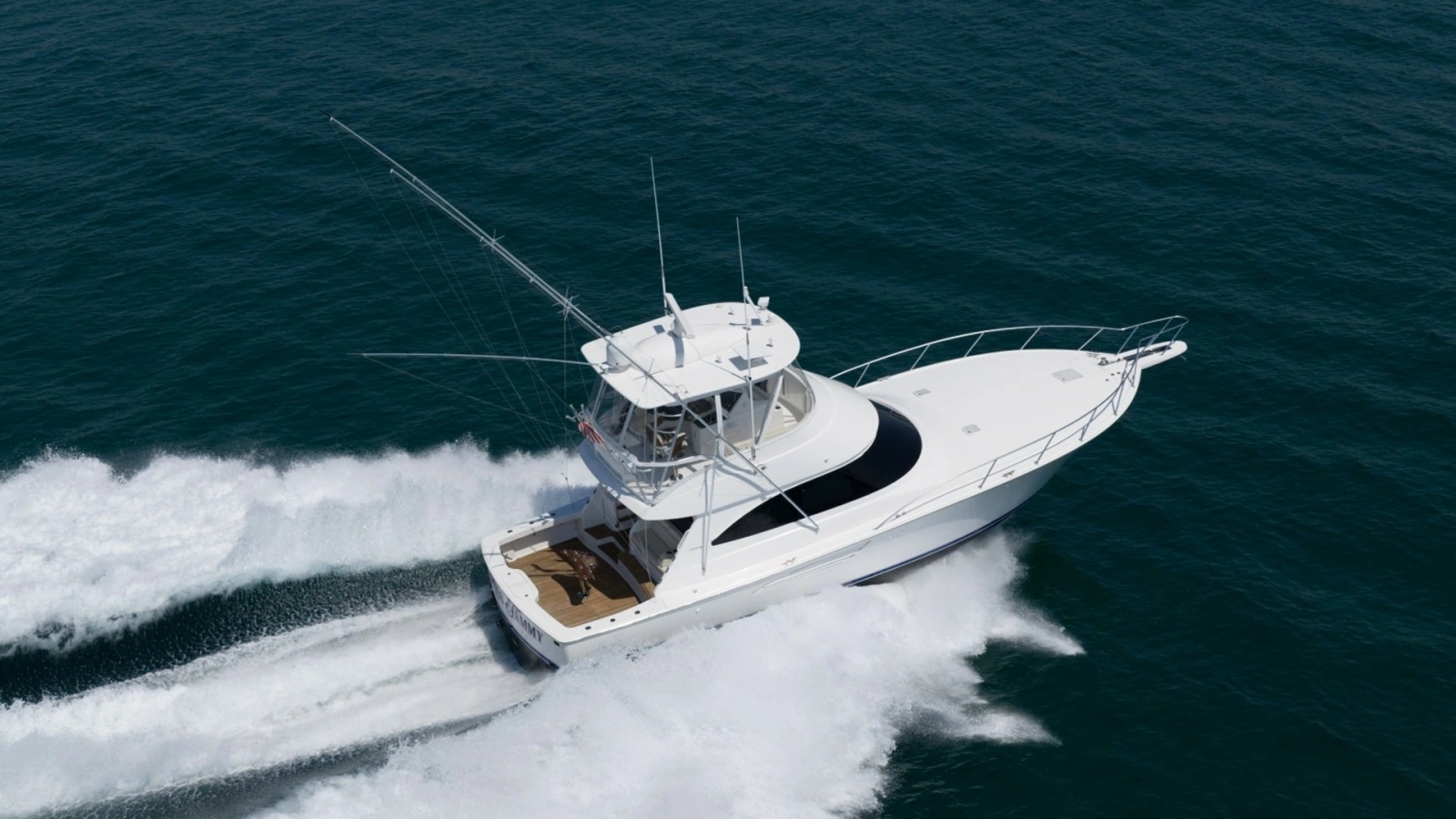 Aerial View of Viking 48 Convertible