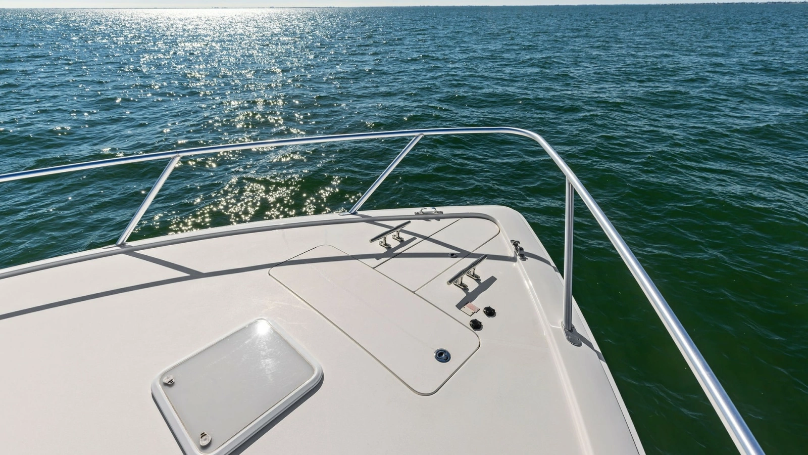Foredeck with Stainless Steel Rails