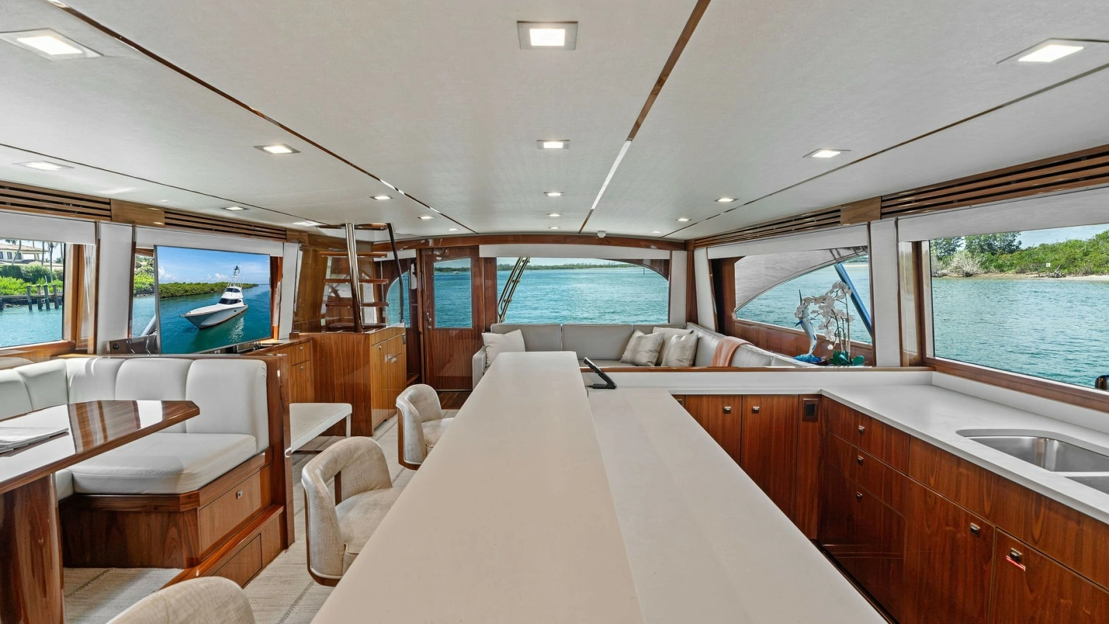 2016 Viking 80 Enclosed Bridge- FRIGATE- Salon/Galley