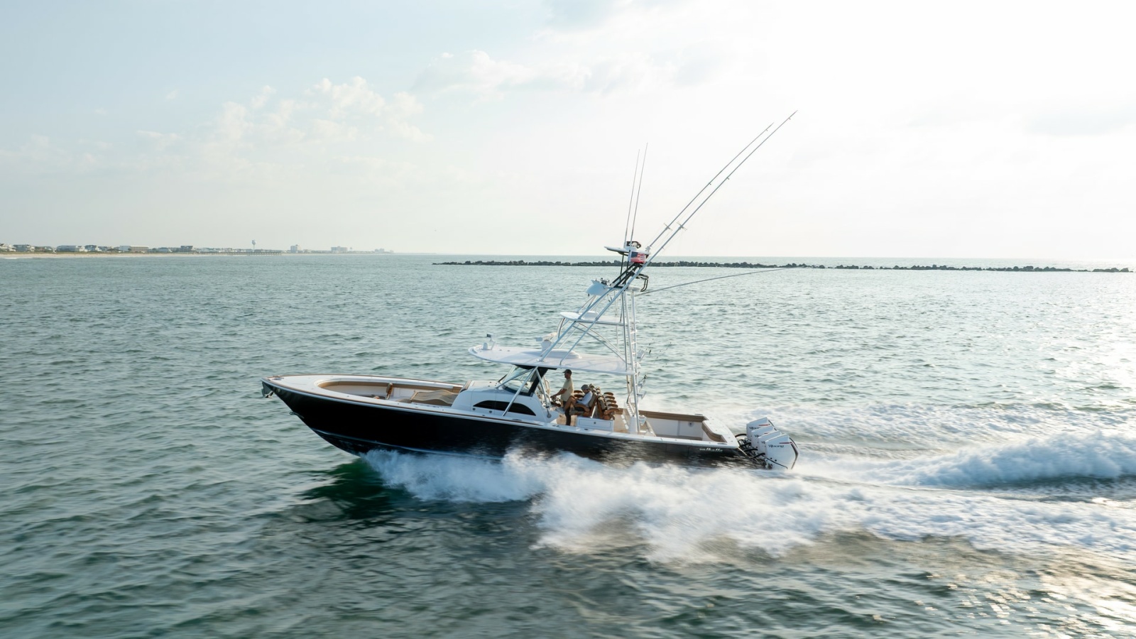 Side View of Valhalla V-46 in Motion