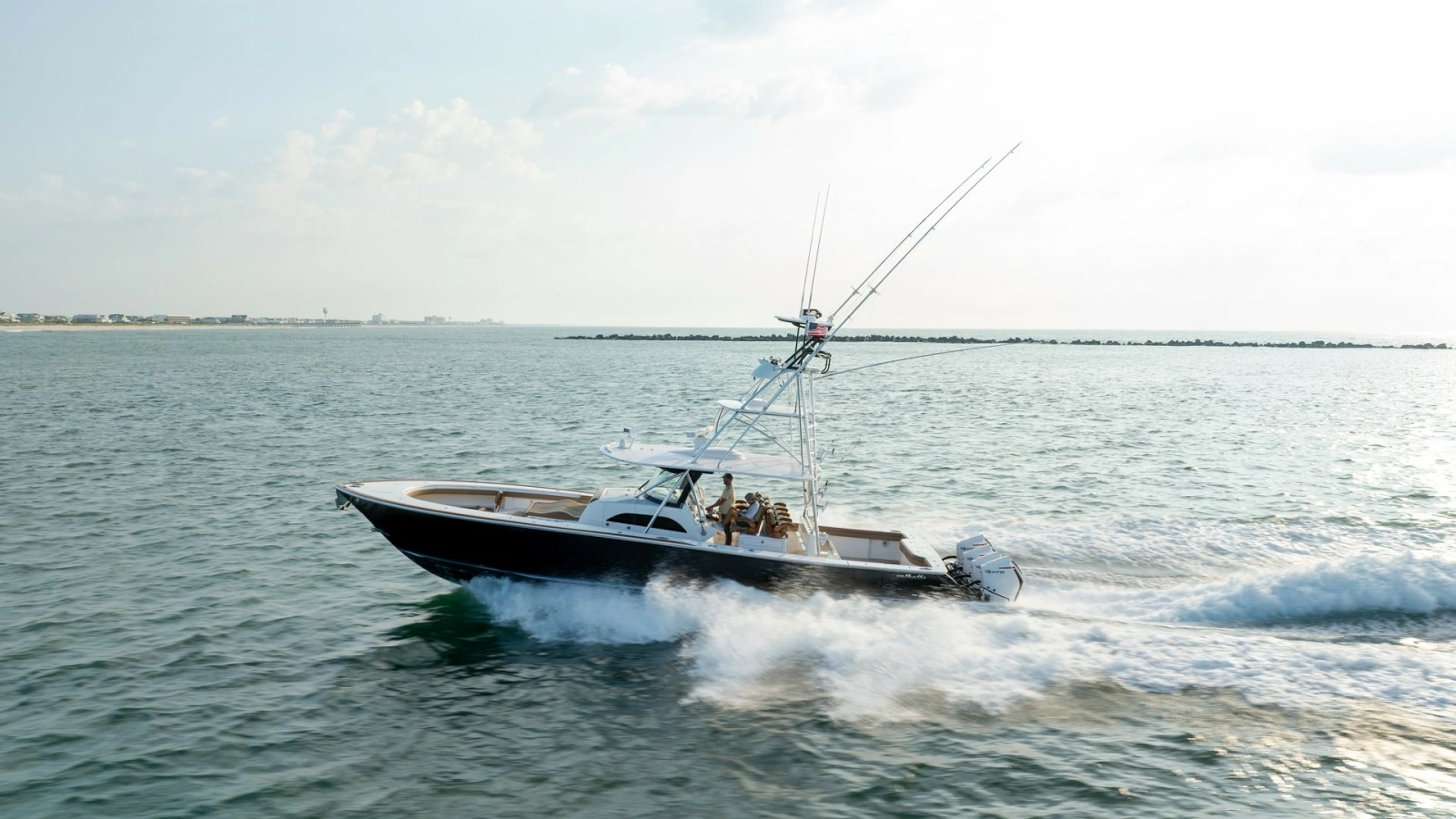 Side View of Valhalla V-46 in Motion