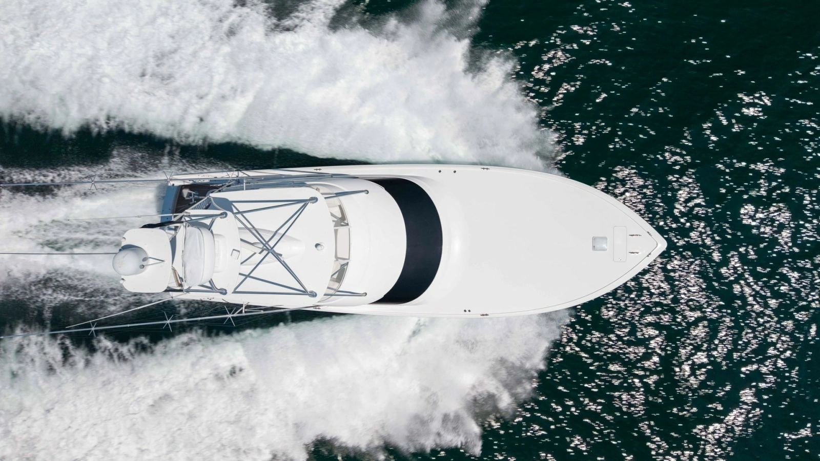 Aerial View of Bow Underway