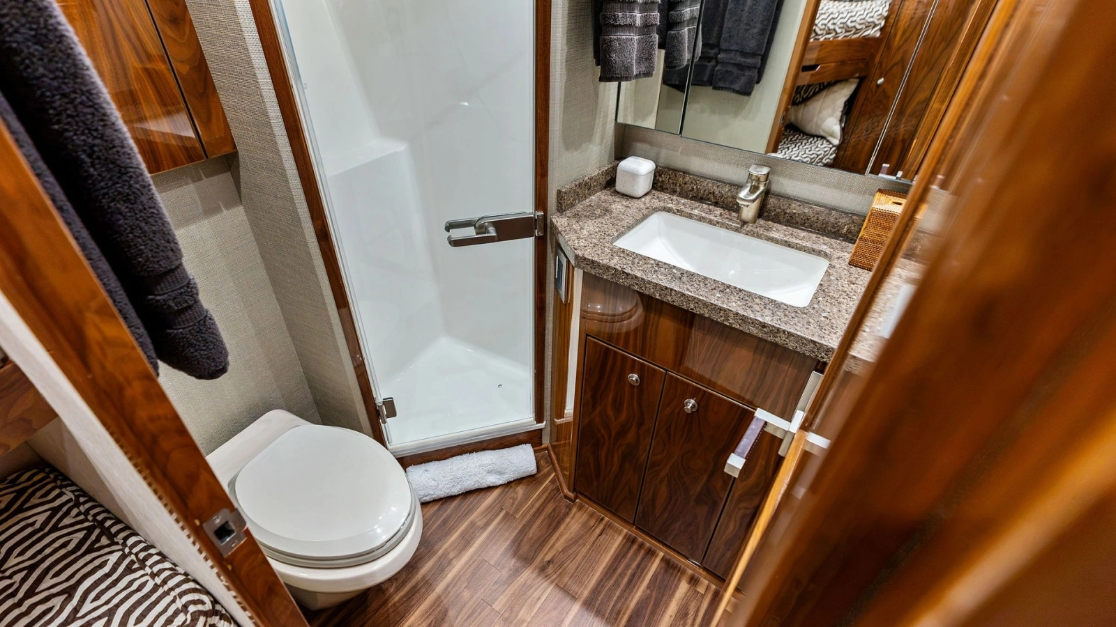 Elegant Guest Bathroom with Shower
