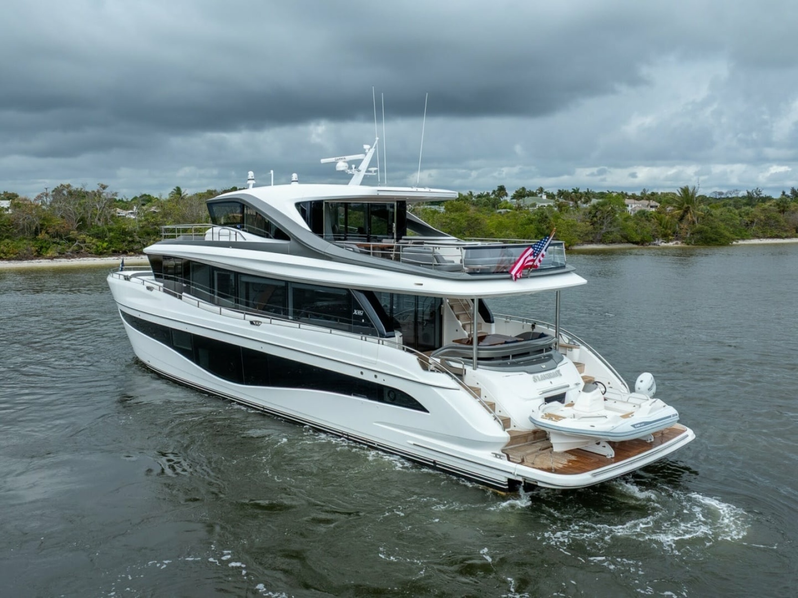 Princess 80 LANIKAI - Port Aft Profile