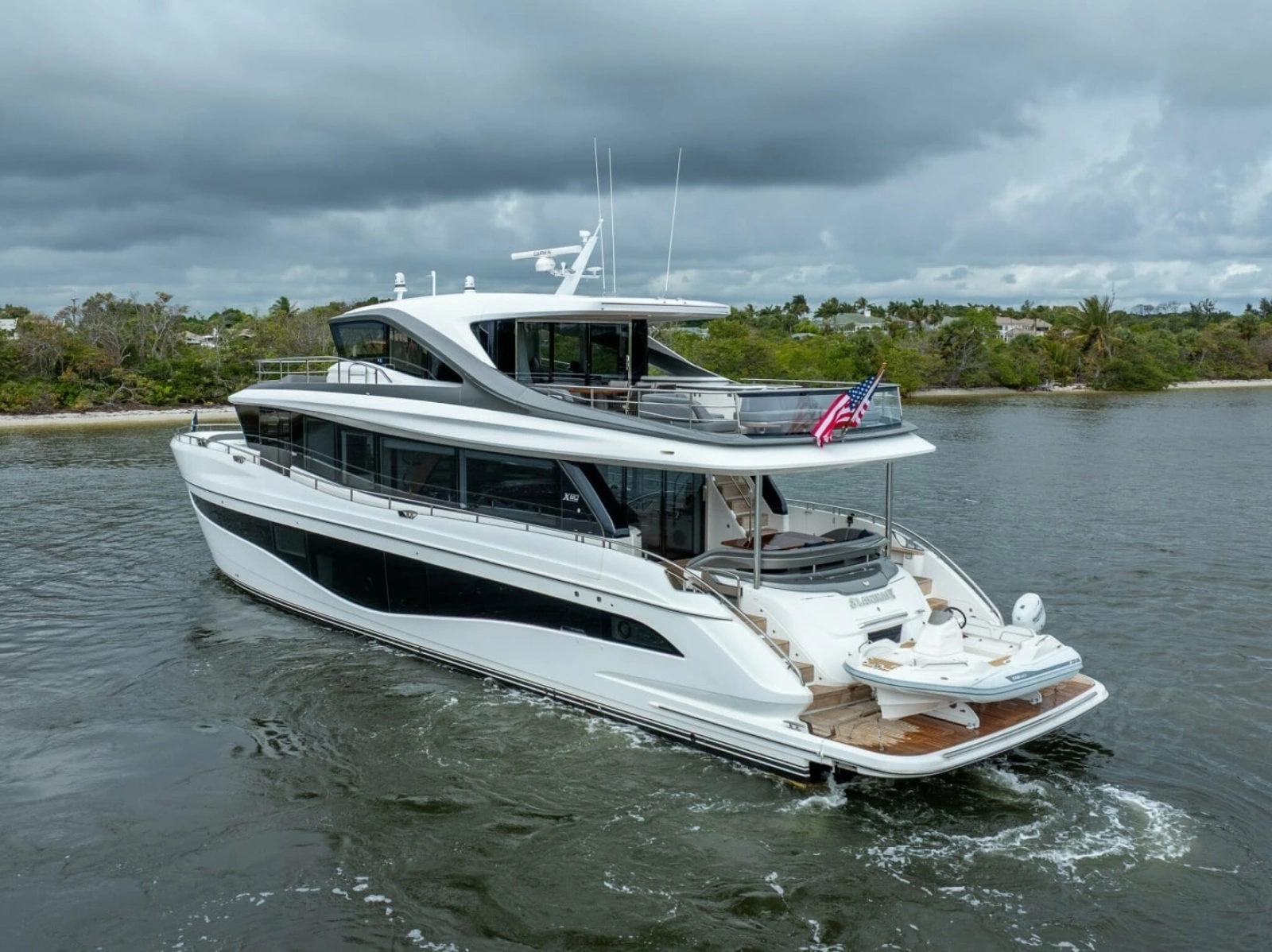 Princess 80 LANIKAI - Port Aft Profile