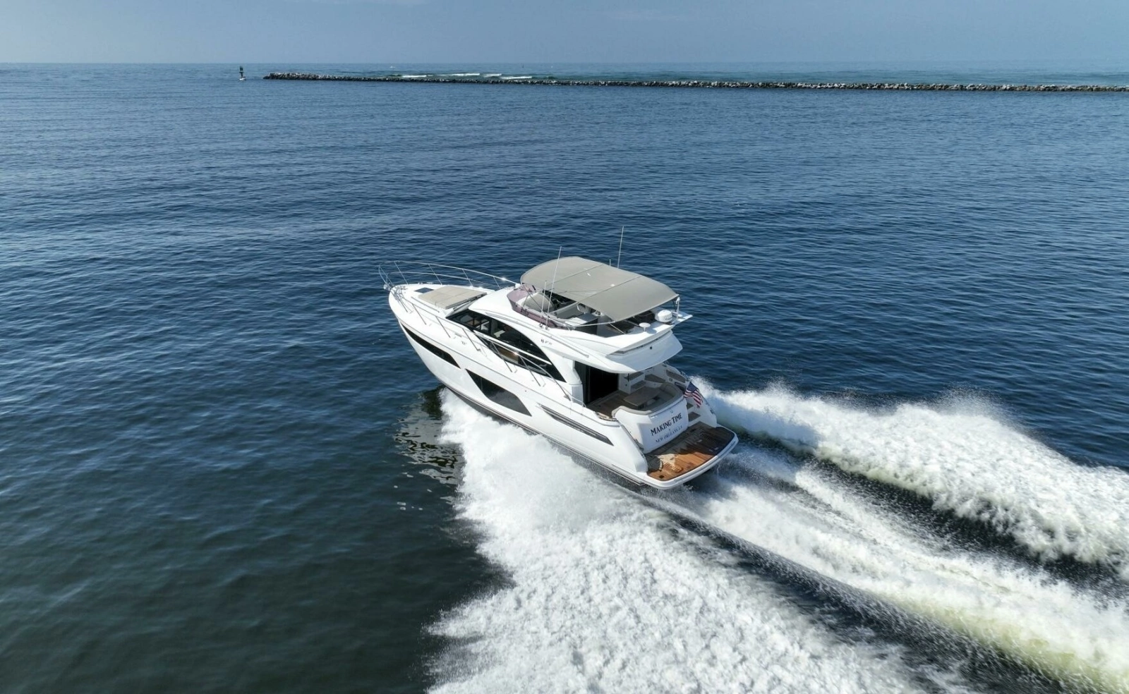 2021 Princess F50- MAKING TIME- Engine room- Transom