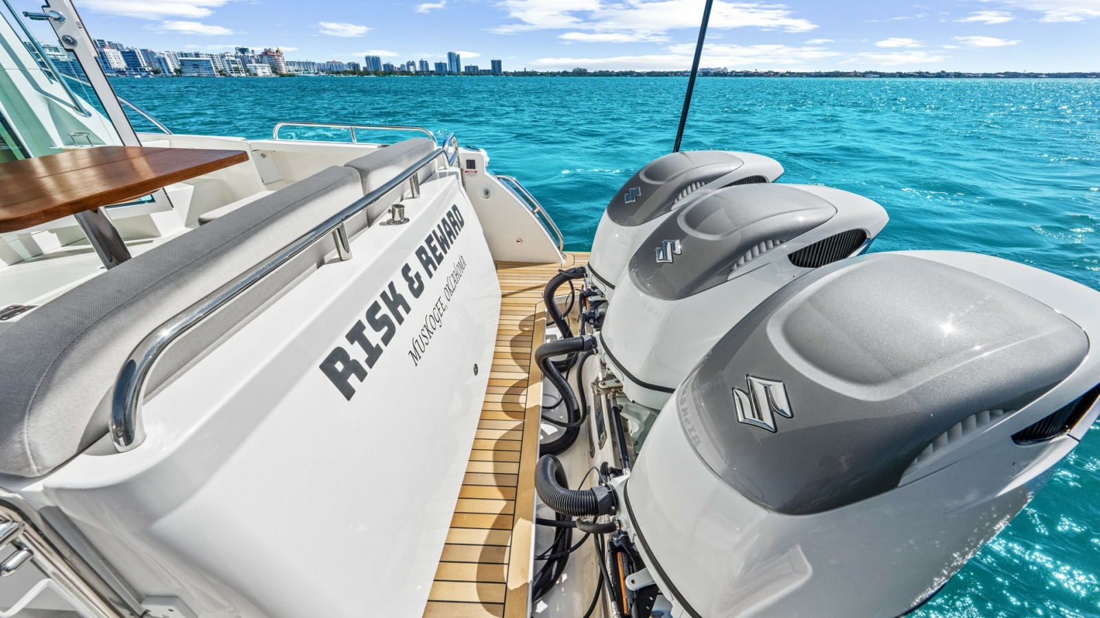 Aft Deck with Triple Engines