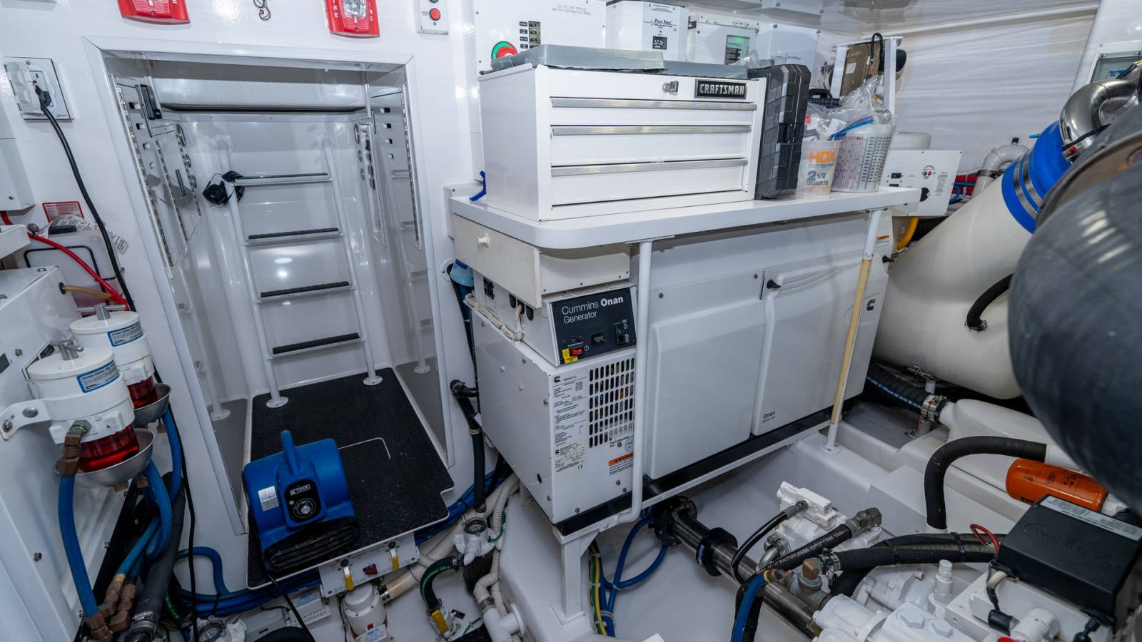 Engine Room with Equipment