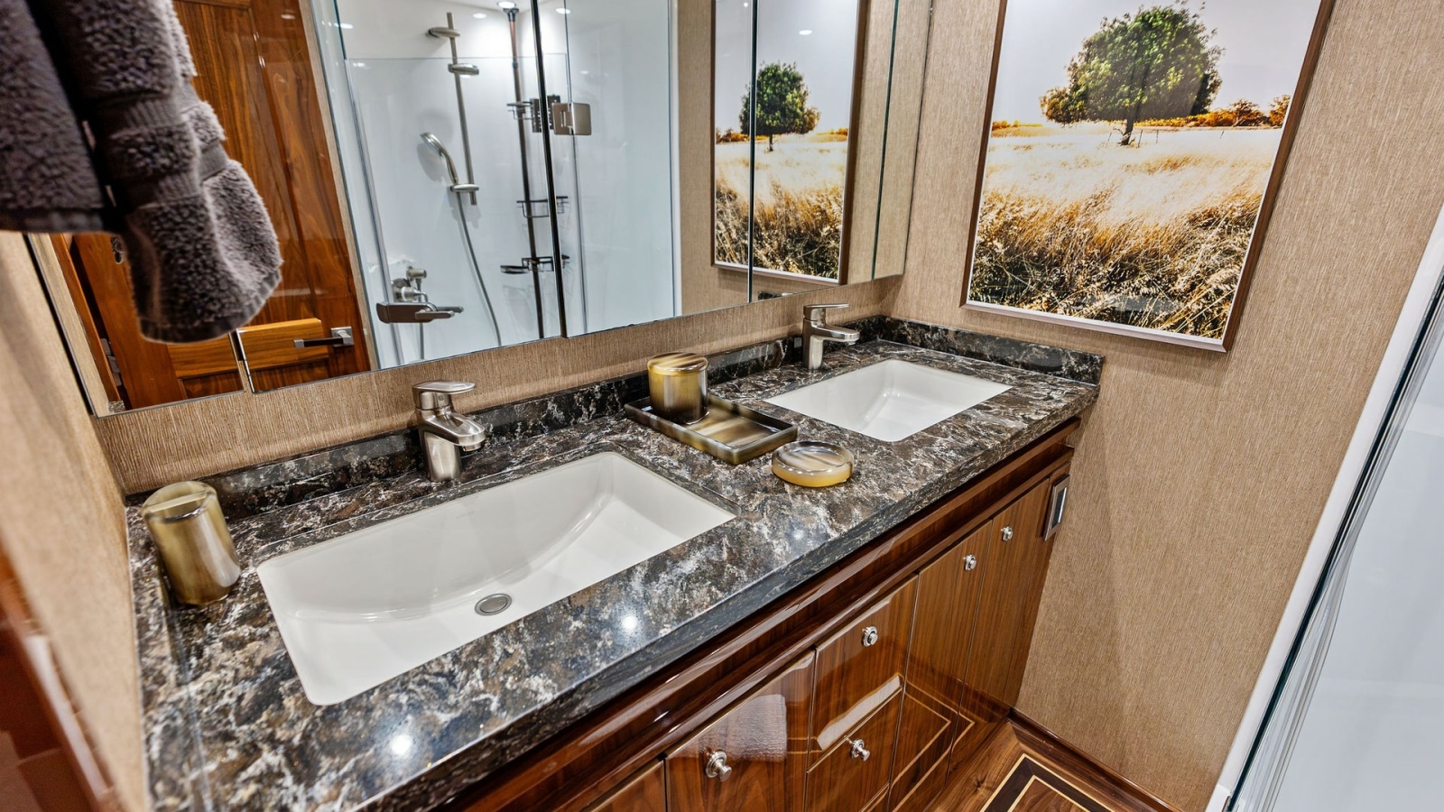 Elegant Dual Vanity Bathroom