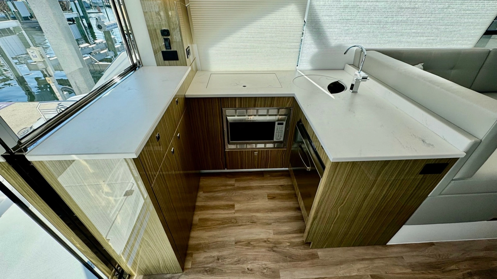 Modern Galley with Scenic Views