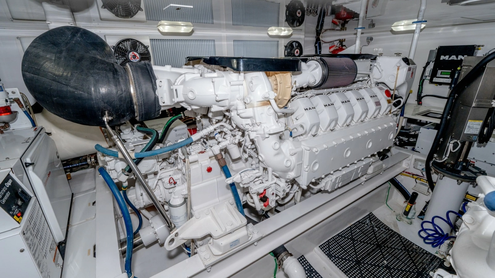 Engine Room with MAN Engine