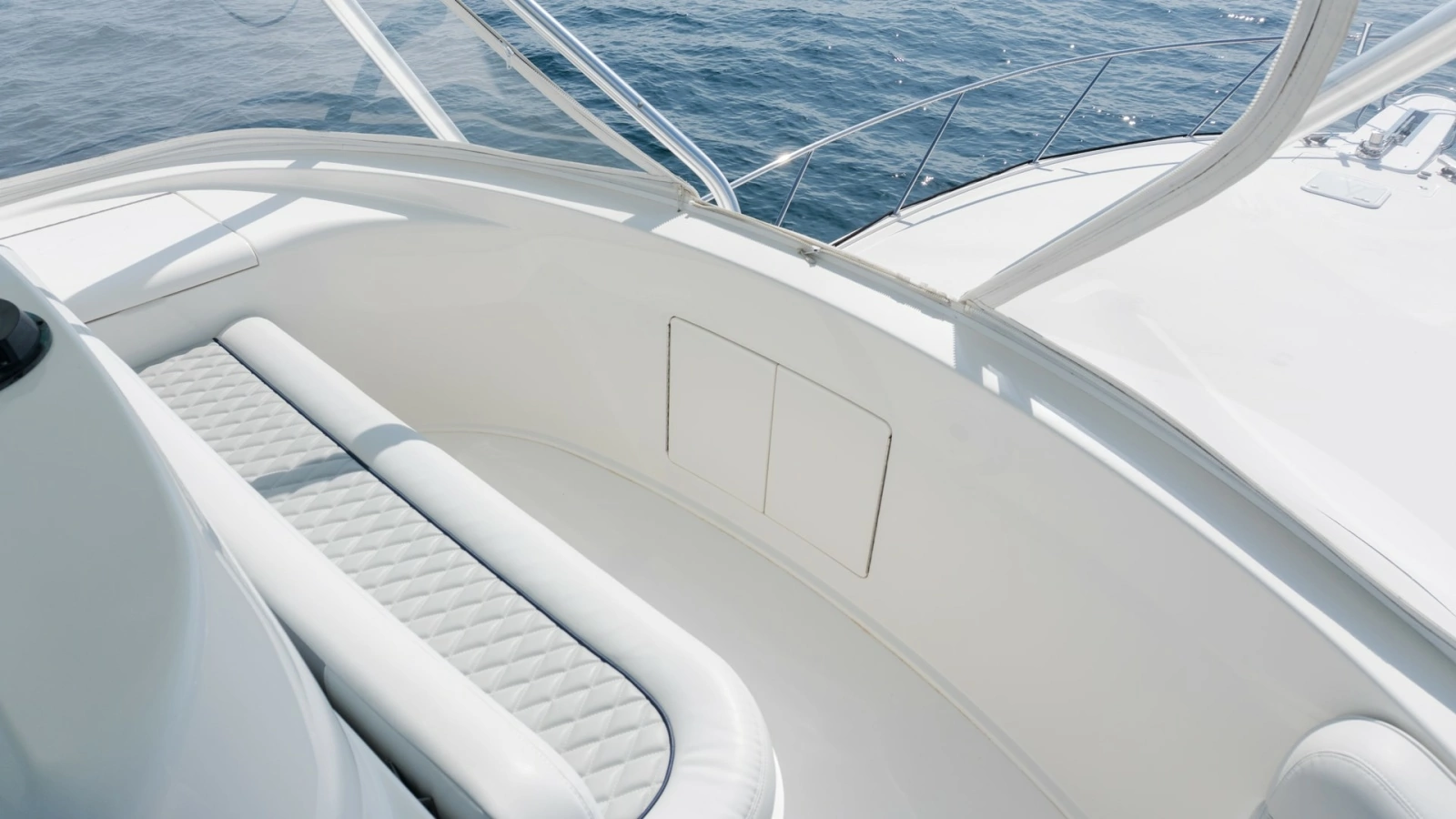 2009 Viking 50 Convertible "Jammin" - A Beautifully Appointed Flybridge Lounge offering the Perfect Blend of Comfort, Open-Air Living, and Panoramic Views for Unforgettable Moments Underway or at Anchor.