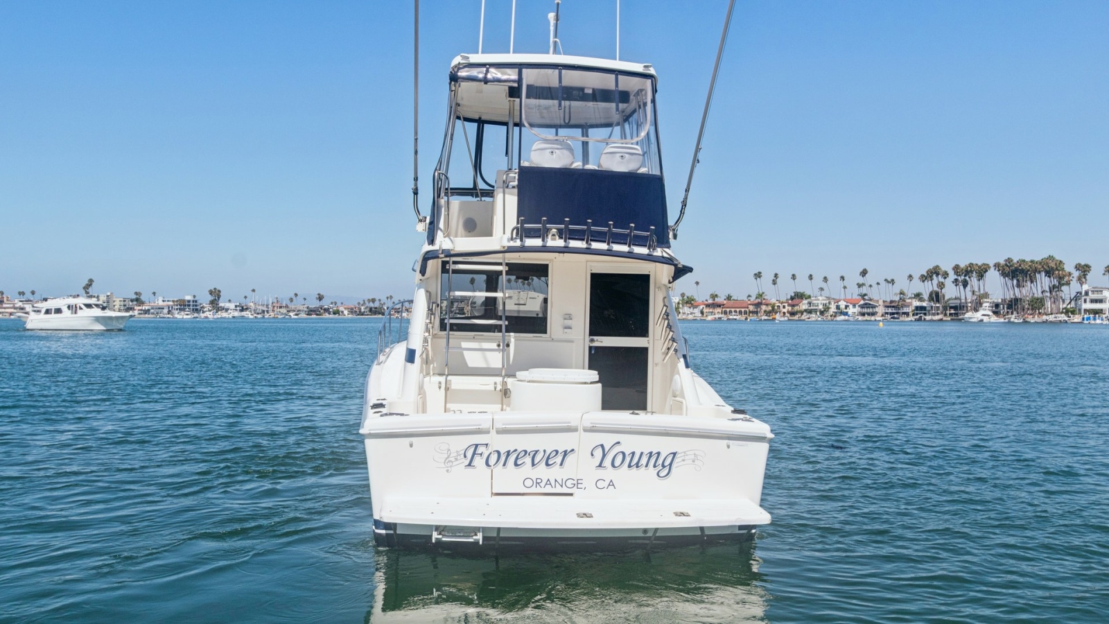 Aft View with Flybridge