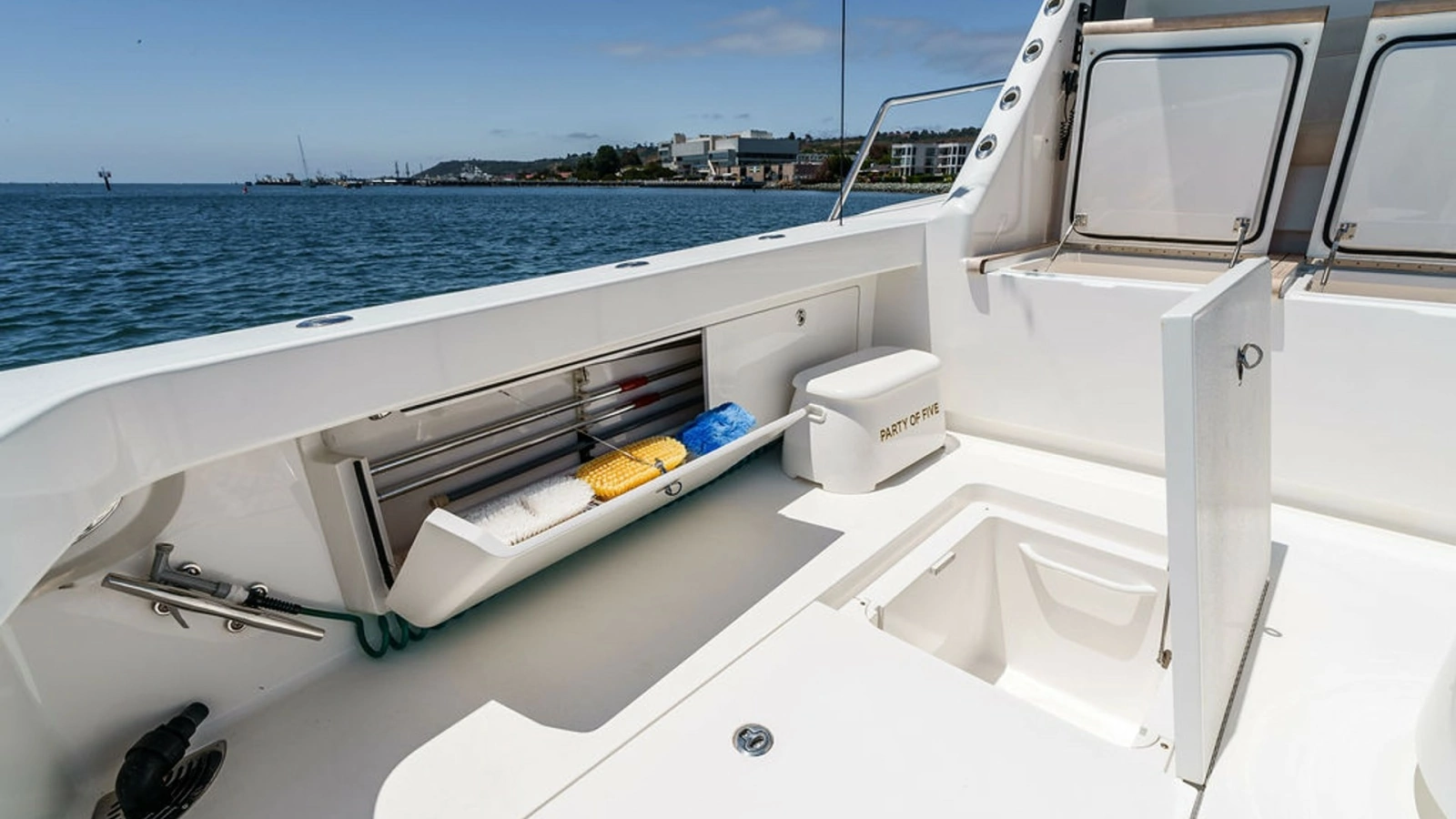 Spacious Aft Deck with Storage