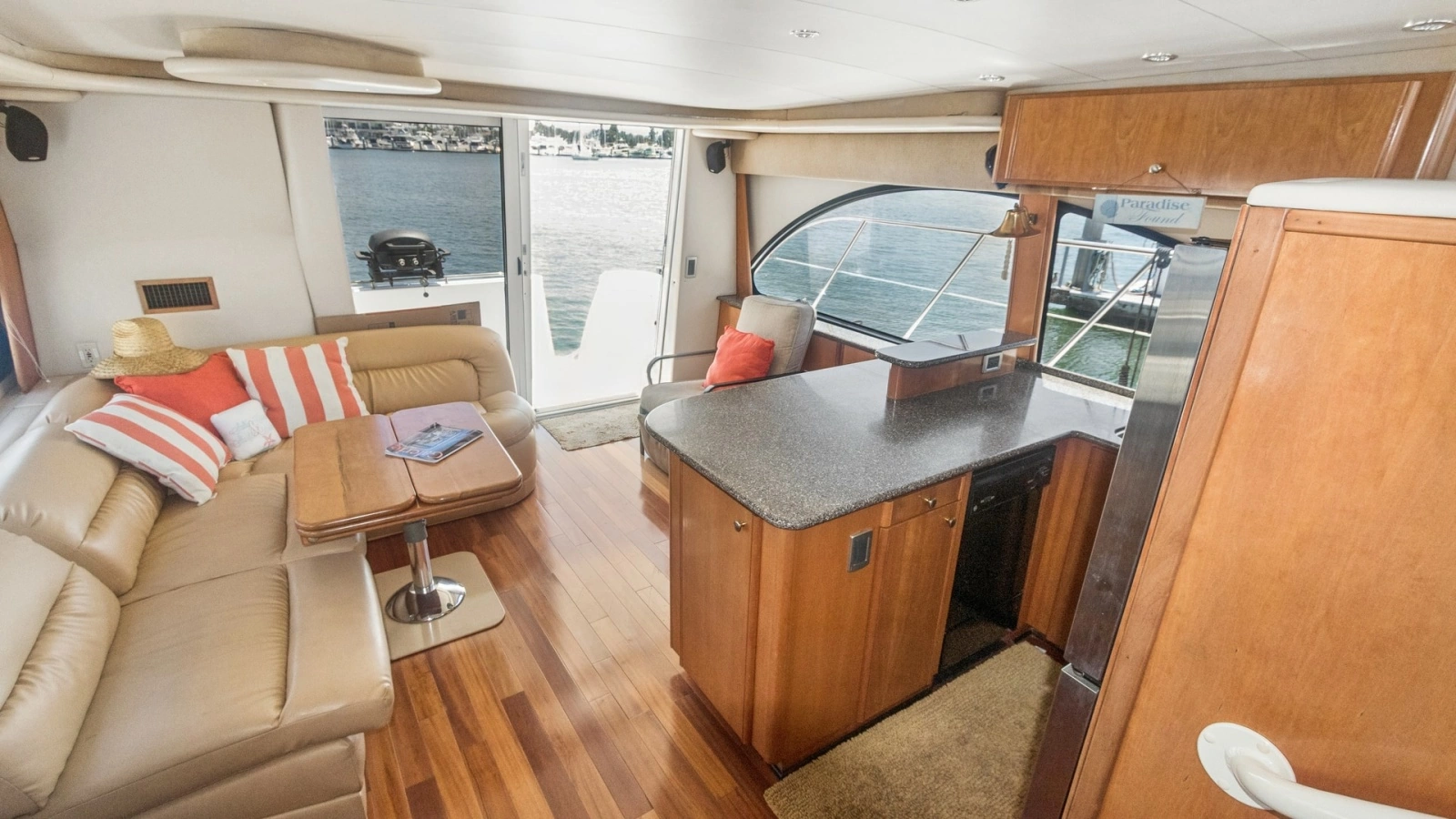 Main Salon with Galley View
