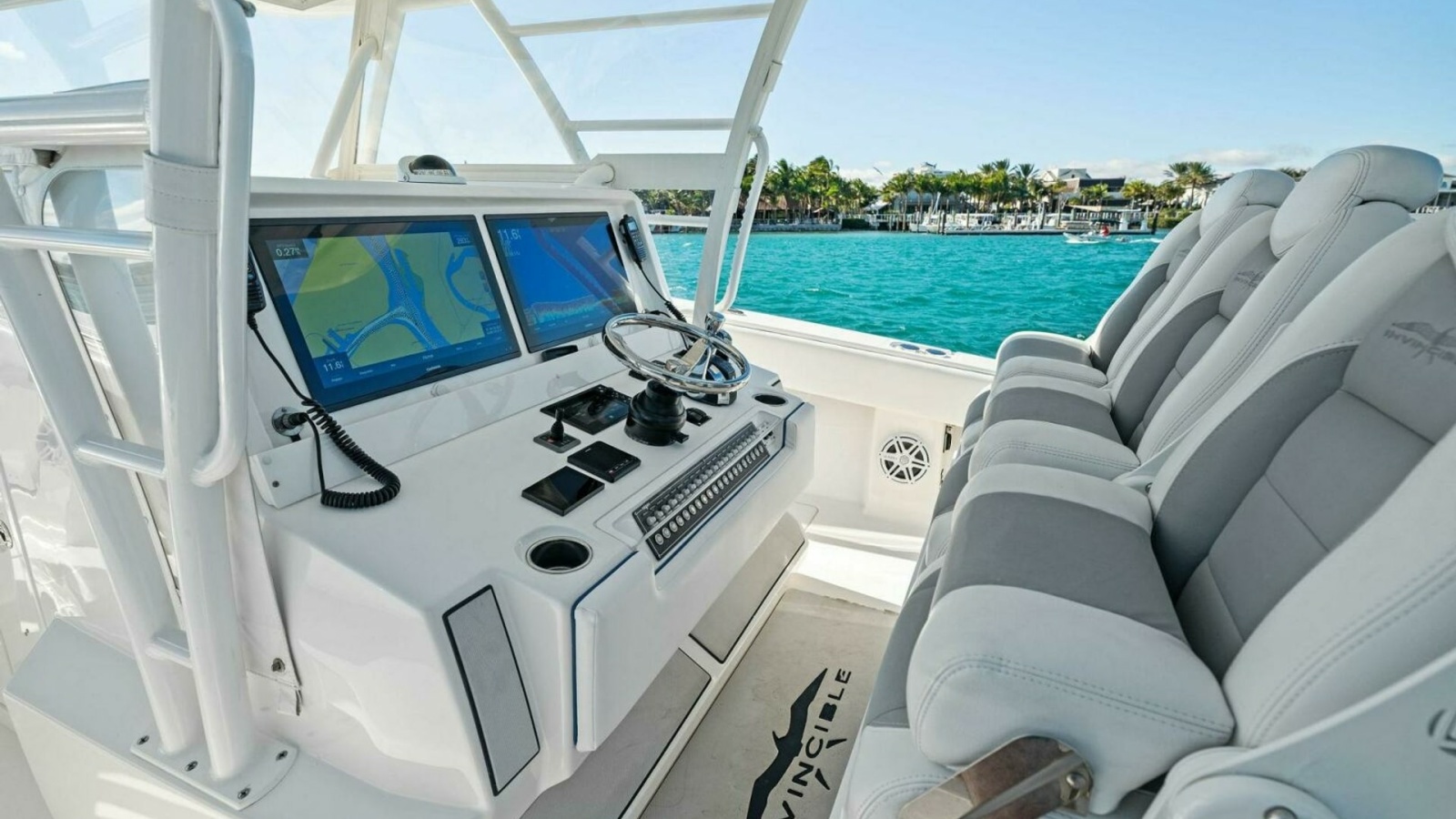 Helm Station with Seating