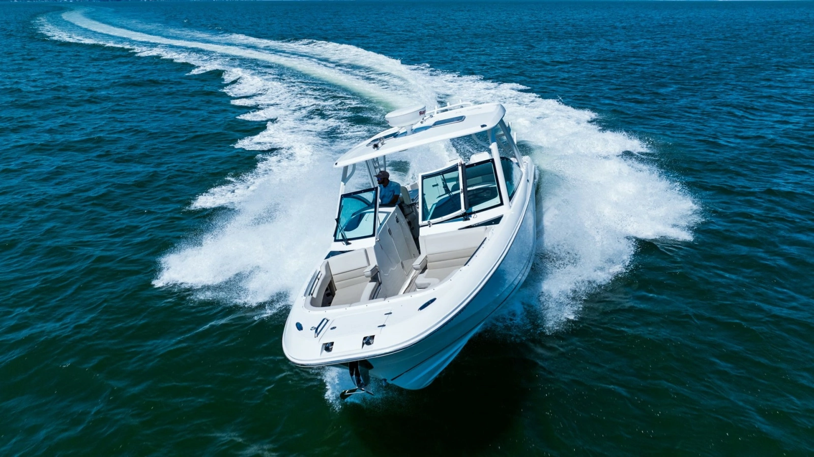 Dynamic Bow View on Open Water