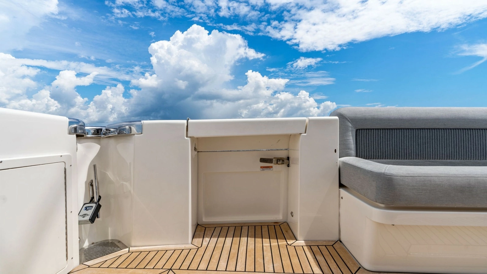 Aft Deck with Teak Flooring