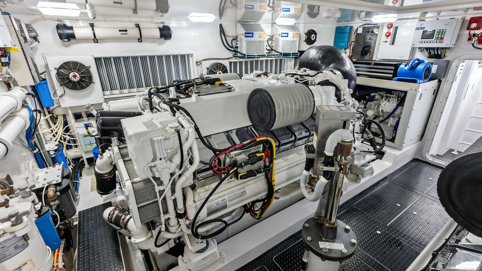 Engine Room with Twin Engines