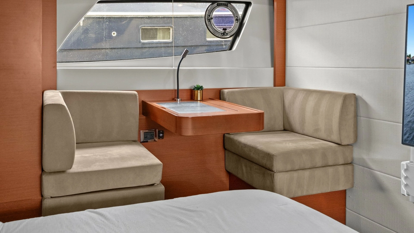 Luxurious Cabin Seating Area