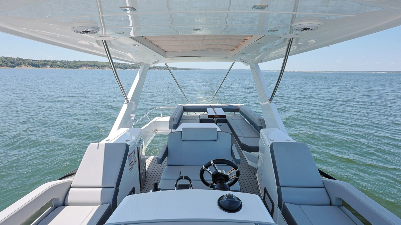 Spacious Flybridge with Helm