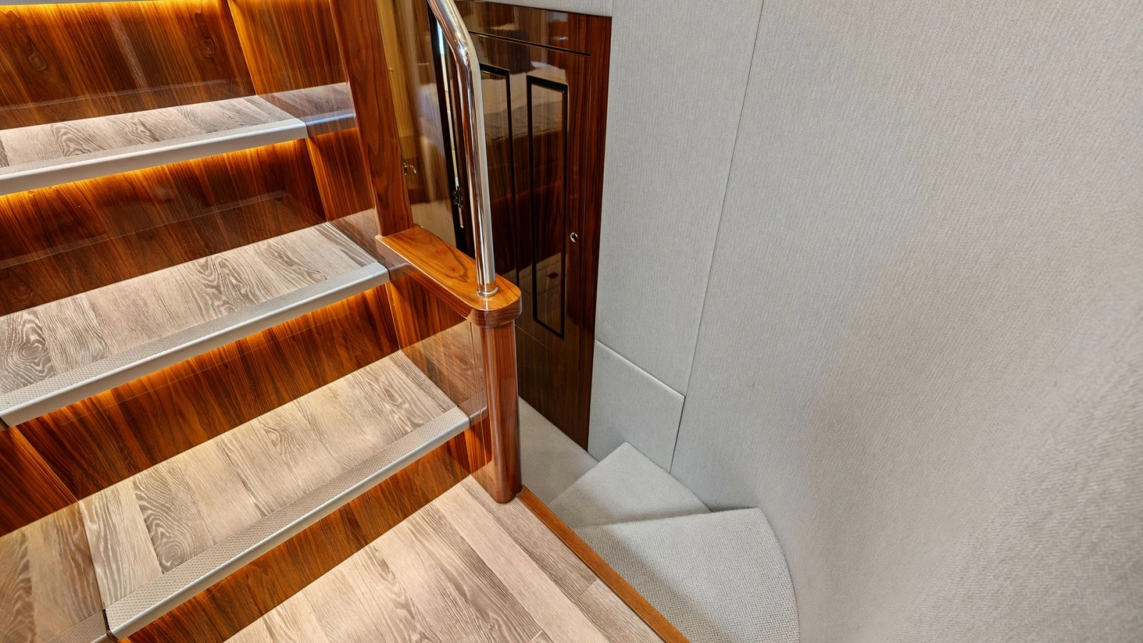 Staircase with Ambient Lighting
