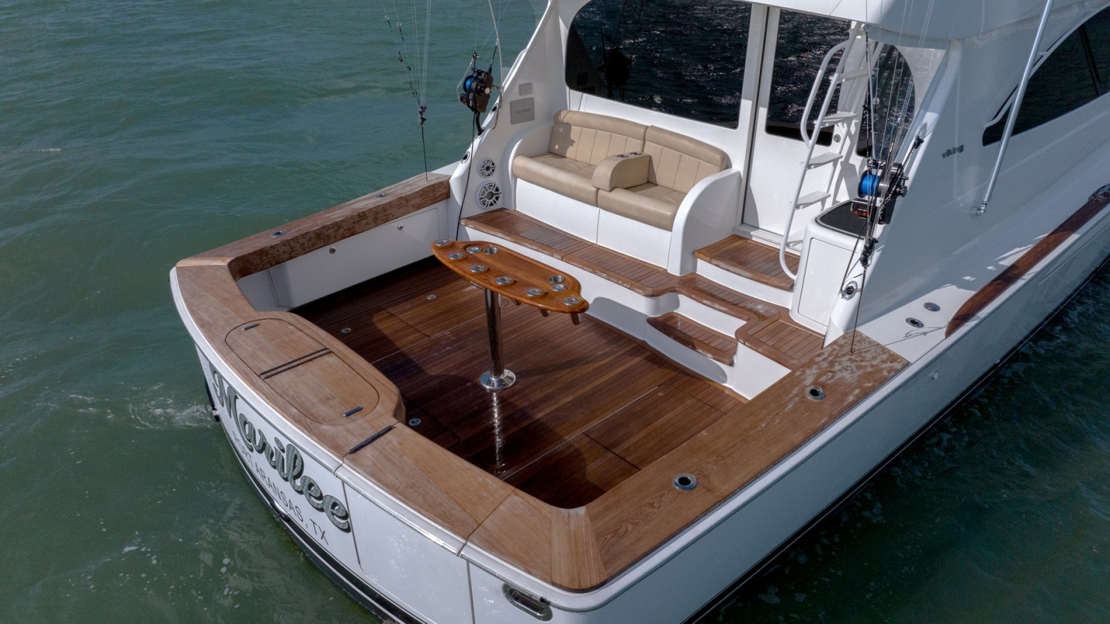 Spacious Aft Deck with Seating
