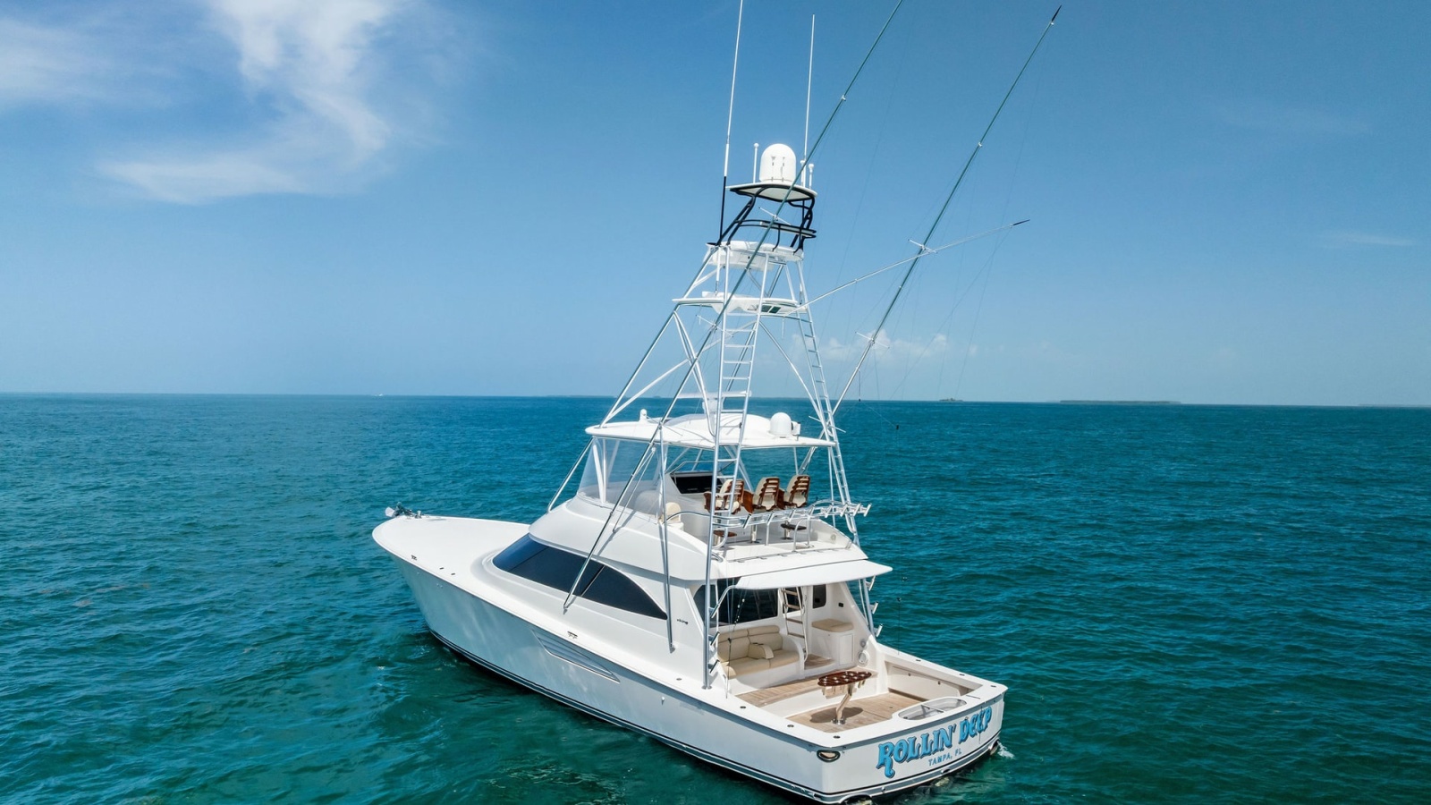 Aerial View of Viking 62 Convertible