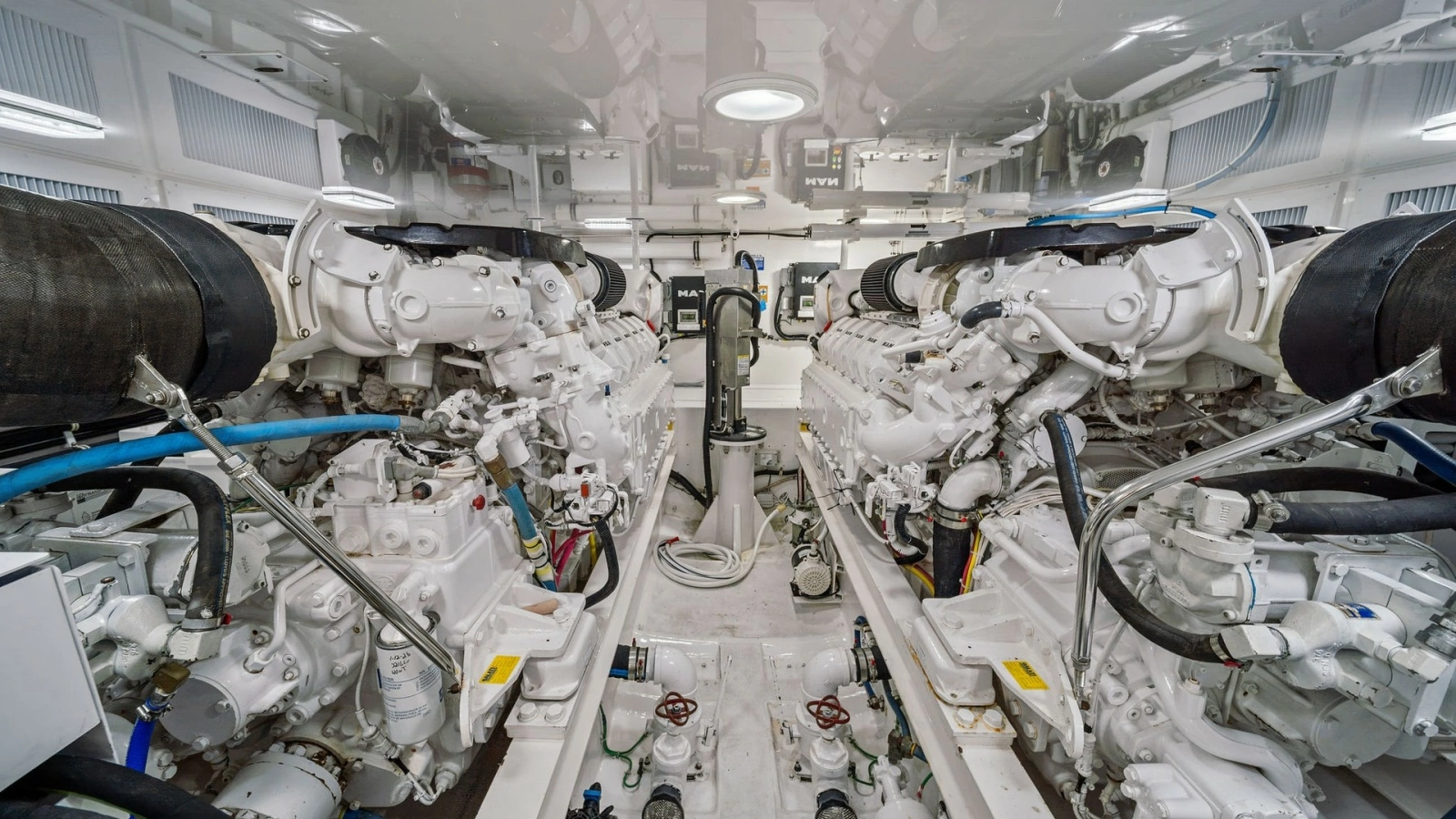Engine Room with Dual Engines