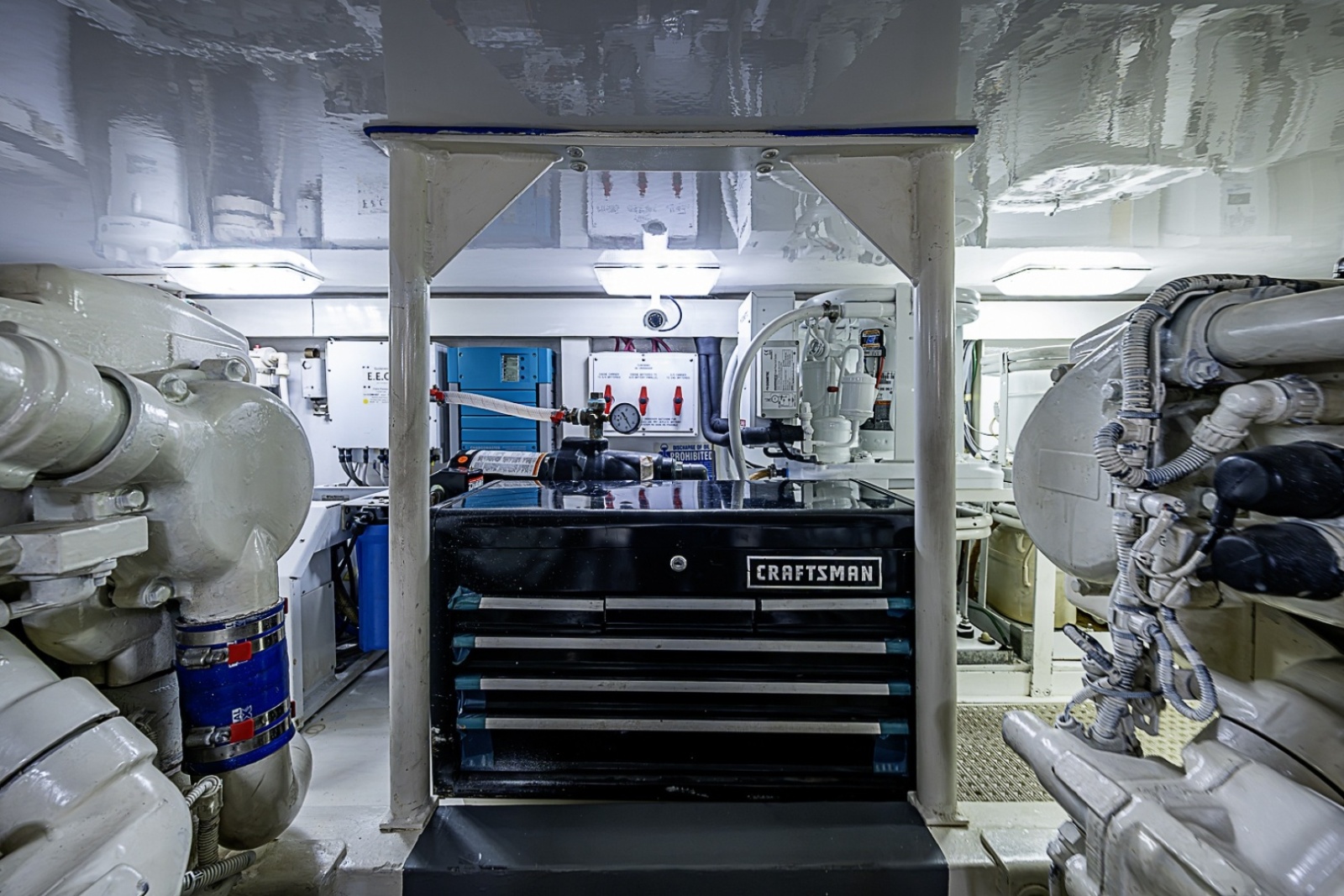 Viking 52 - Catchin Time - Engine Room