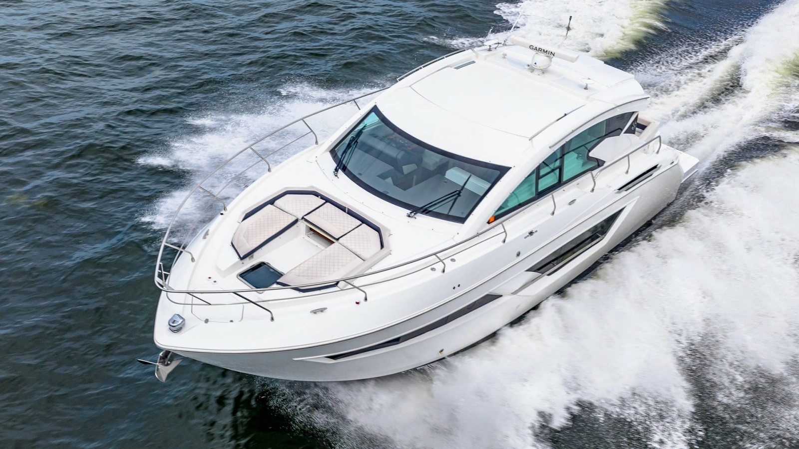 Aerial View of Cruising Cantius 46