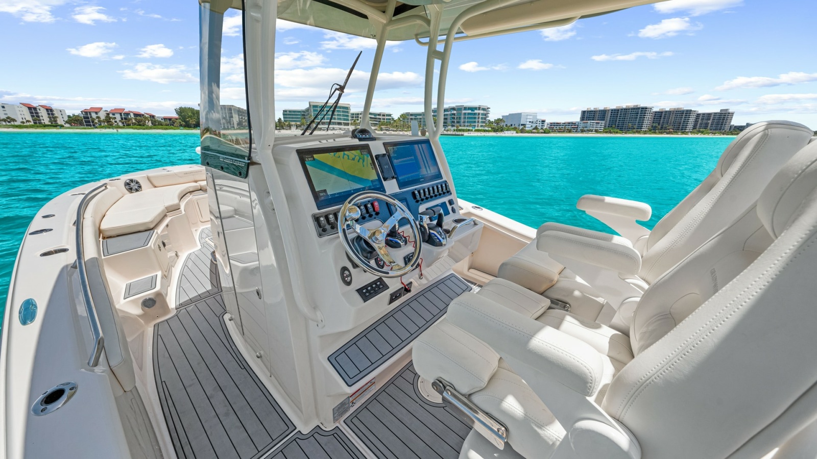 Helm Station with Dual Seating