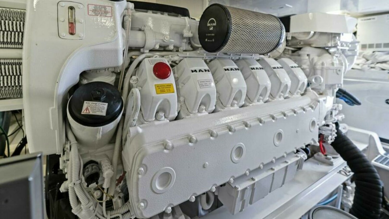 Engine Room with MAN Engine