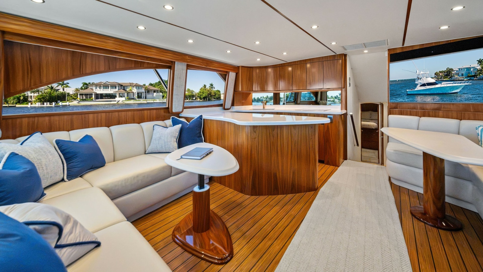 Spacious Salon with Galley