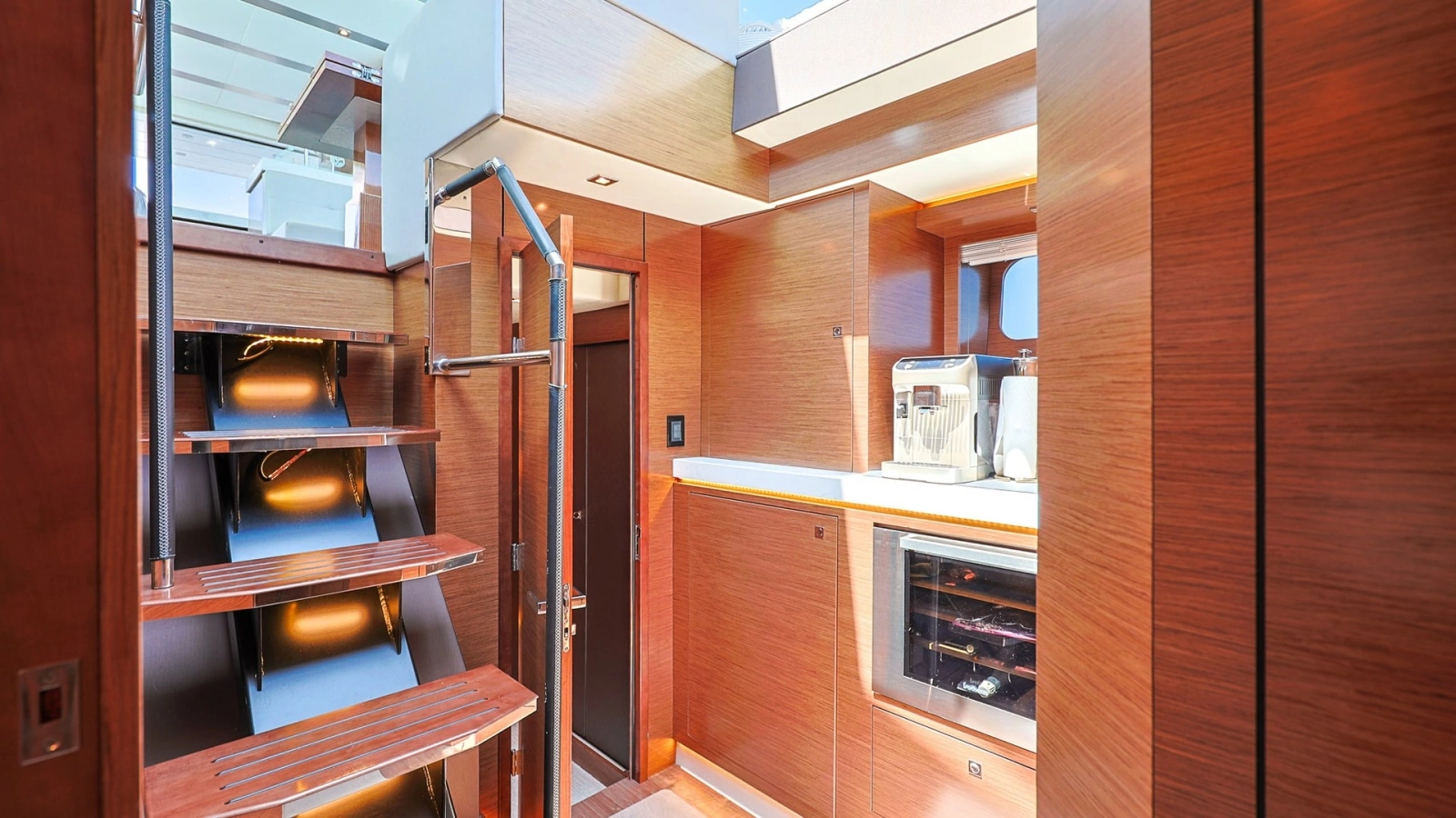 Elegant Interior Stairway and Cabinetry
