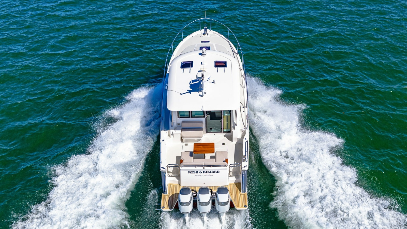 Aerial View of Aft Deck and Engines