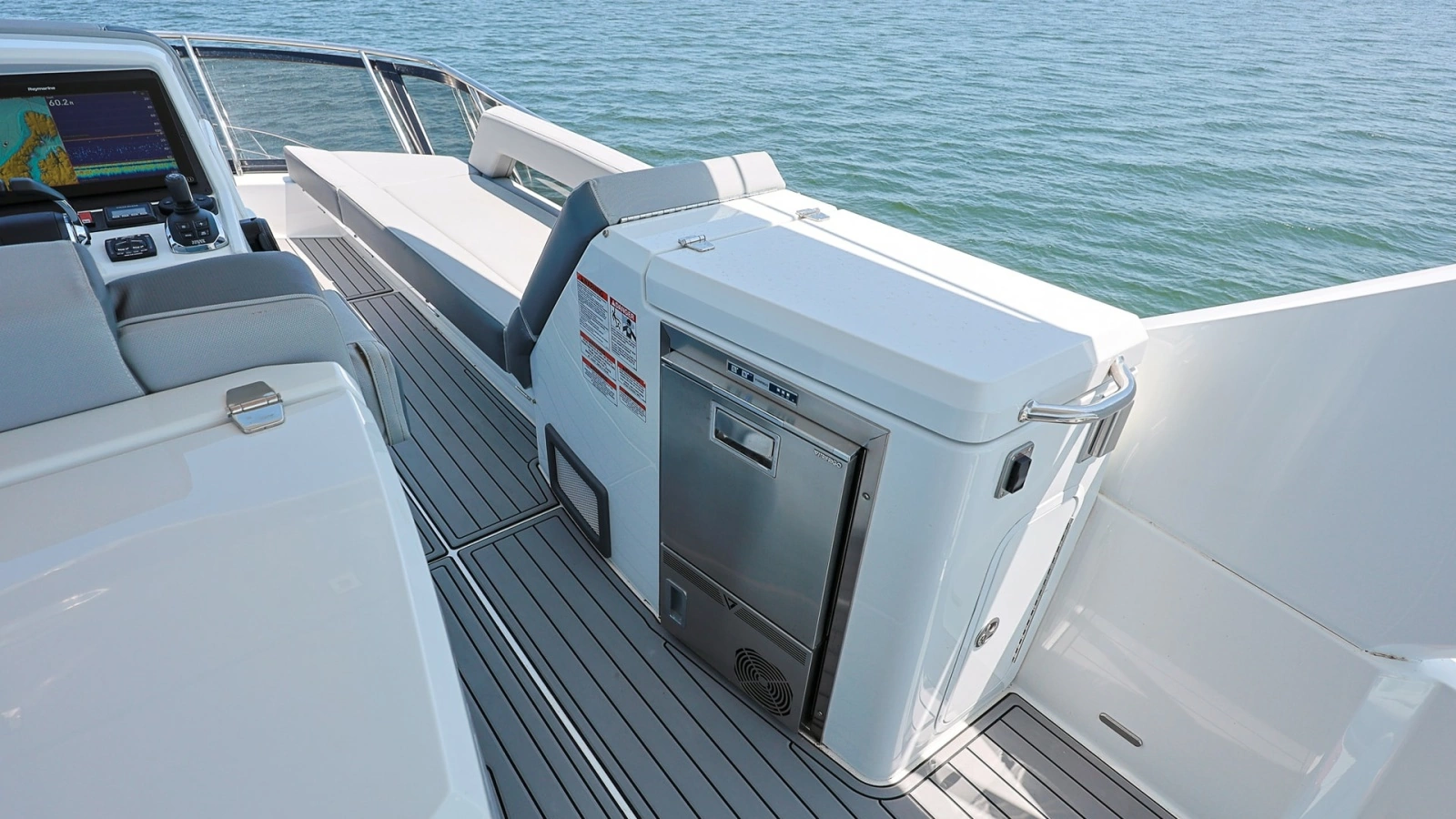 Aft Deck with Wet Bar and Seating