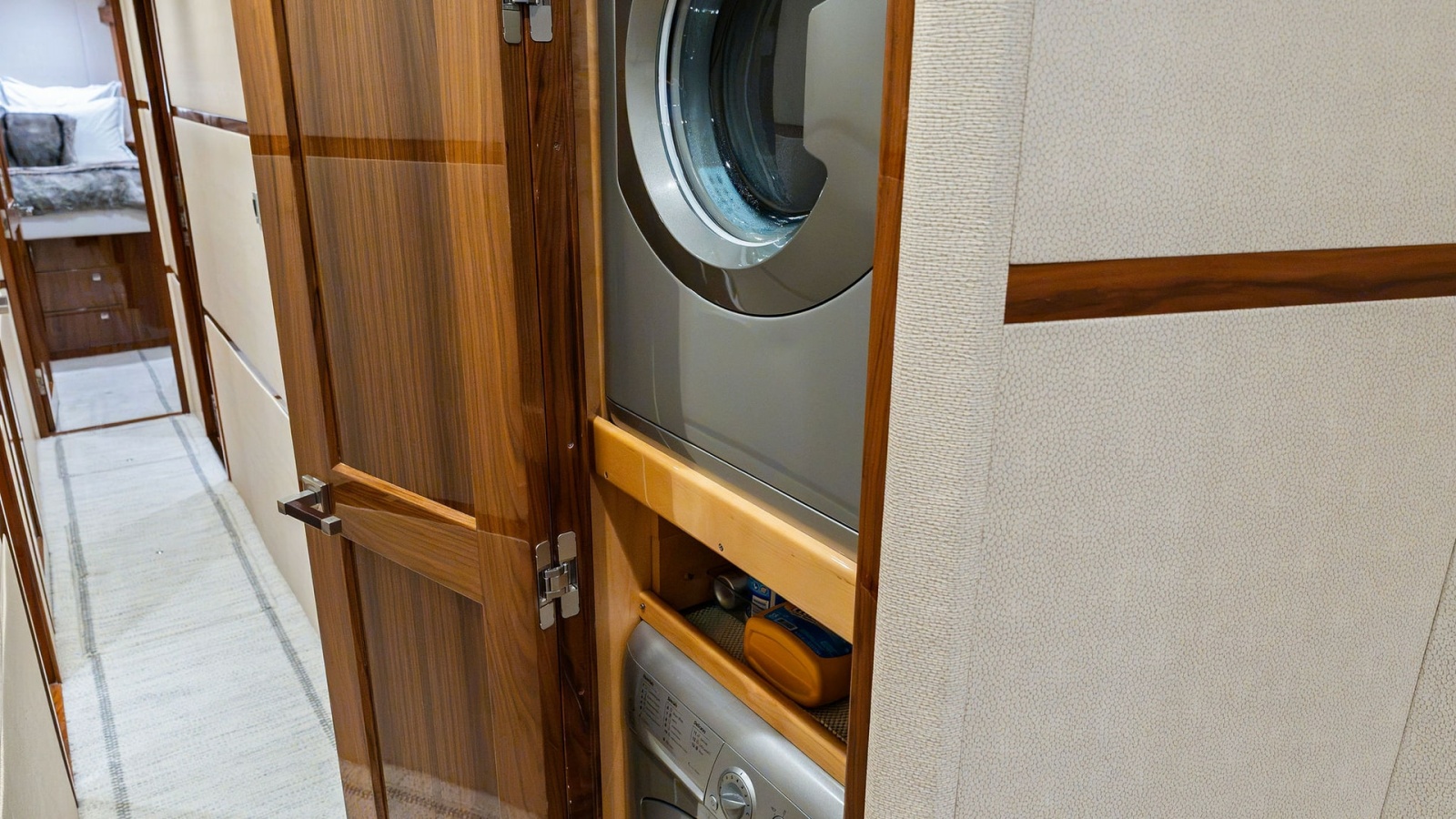 2016 Viking 80 Enclosed Bridge- FRIGATE- Laundry