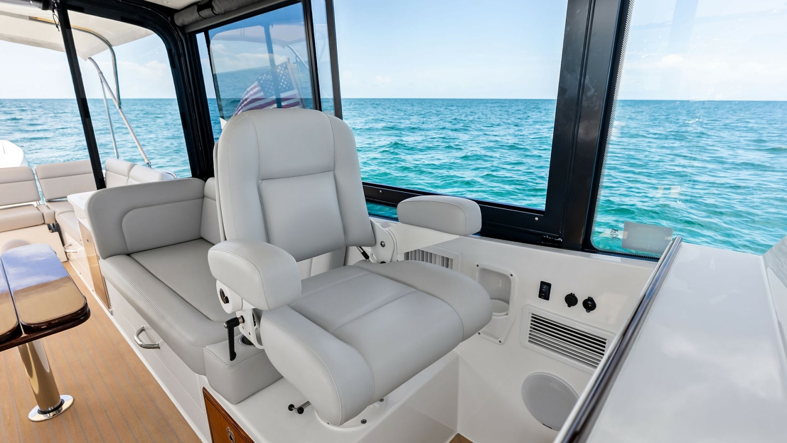 Helm Station with Ocean View