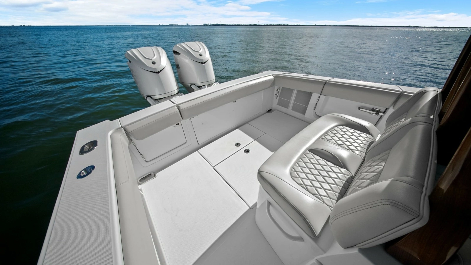 Spacious Aft Deck with Seating