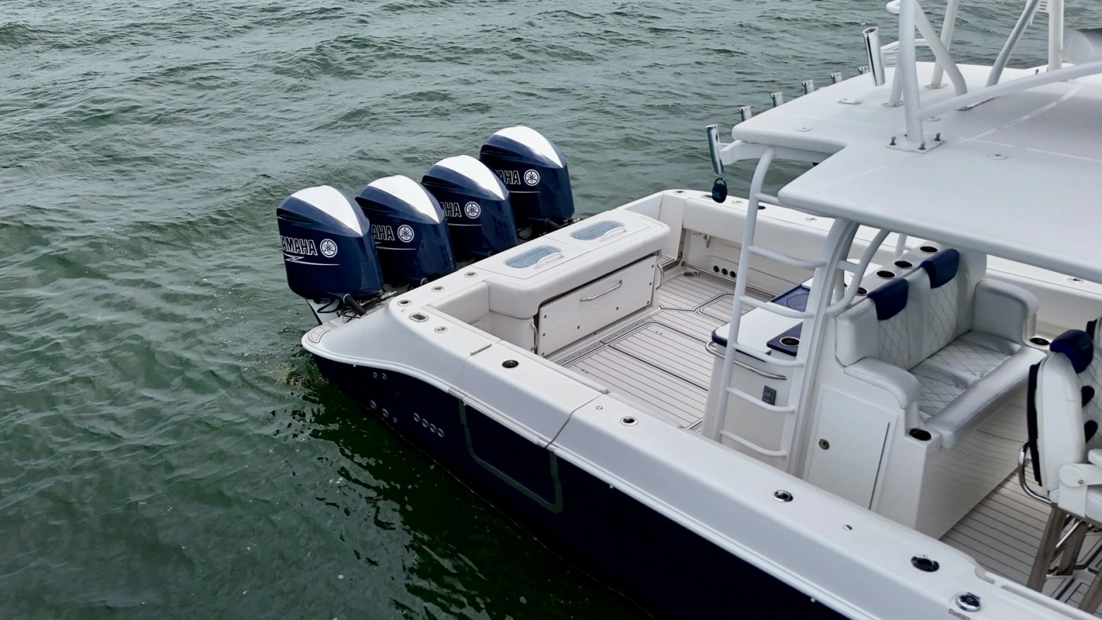 Aft Deck with Quad Engines