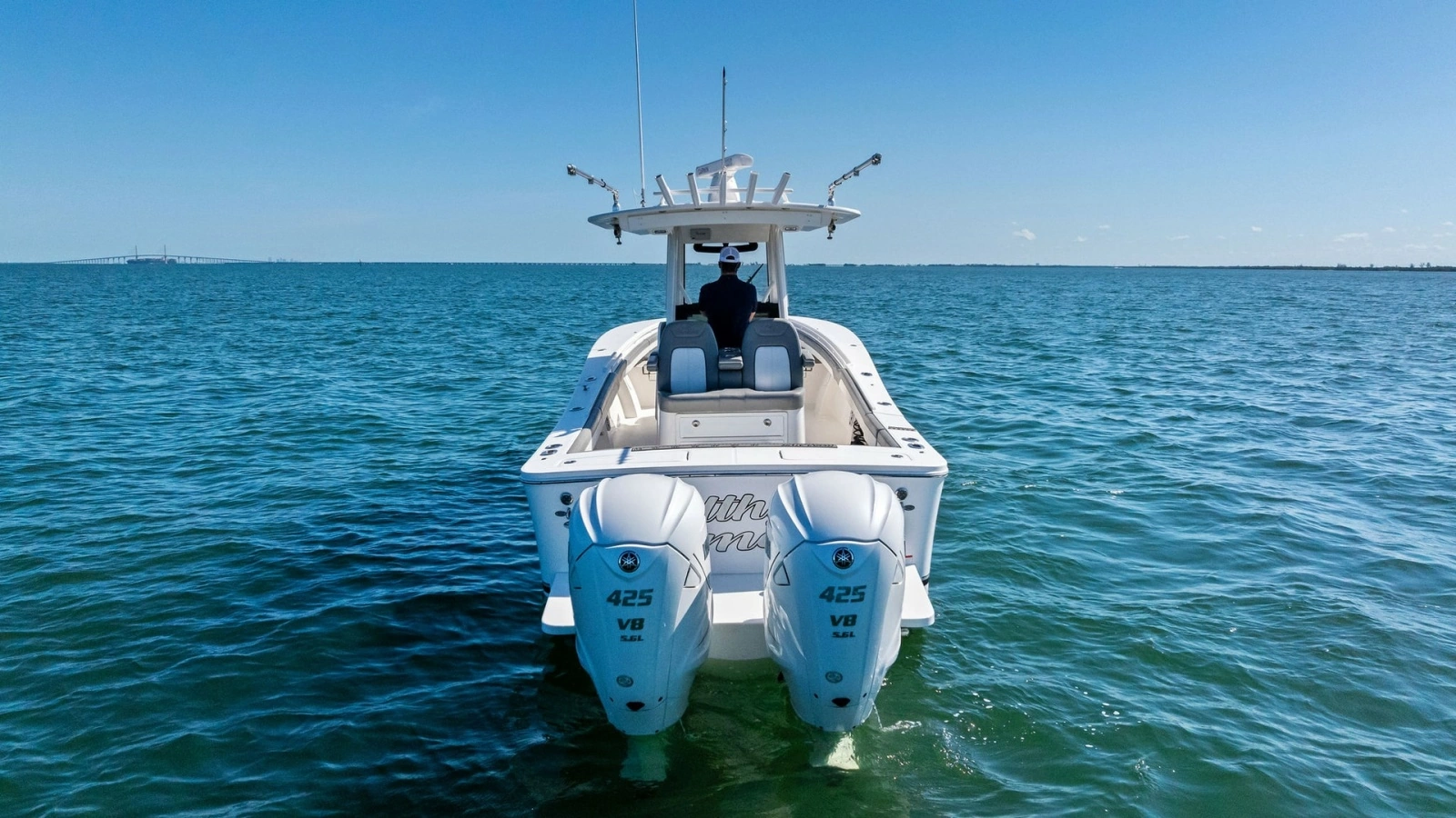 Aft View with Dual Outboards